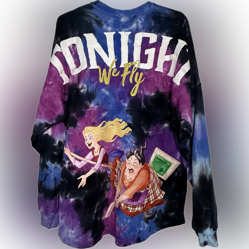 Disney Parks Hocus Pocus Tonight We Fly Spirit Jersey Adult Size Small